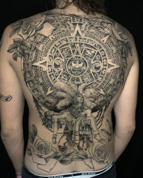 The Timeless Allure of the Aztec Calendar Tattoo Art and Design