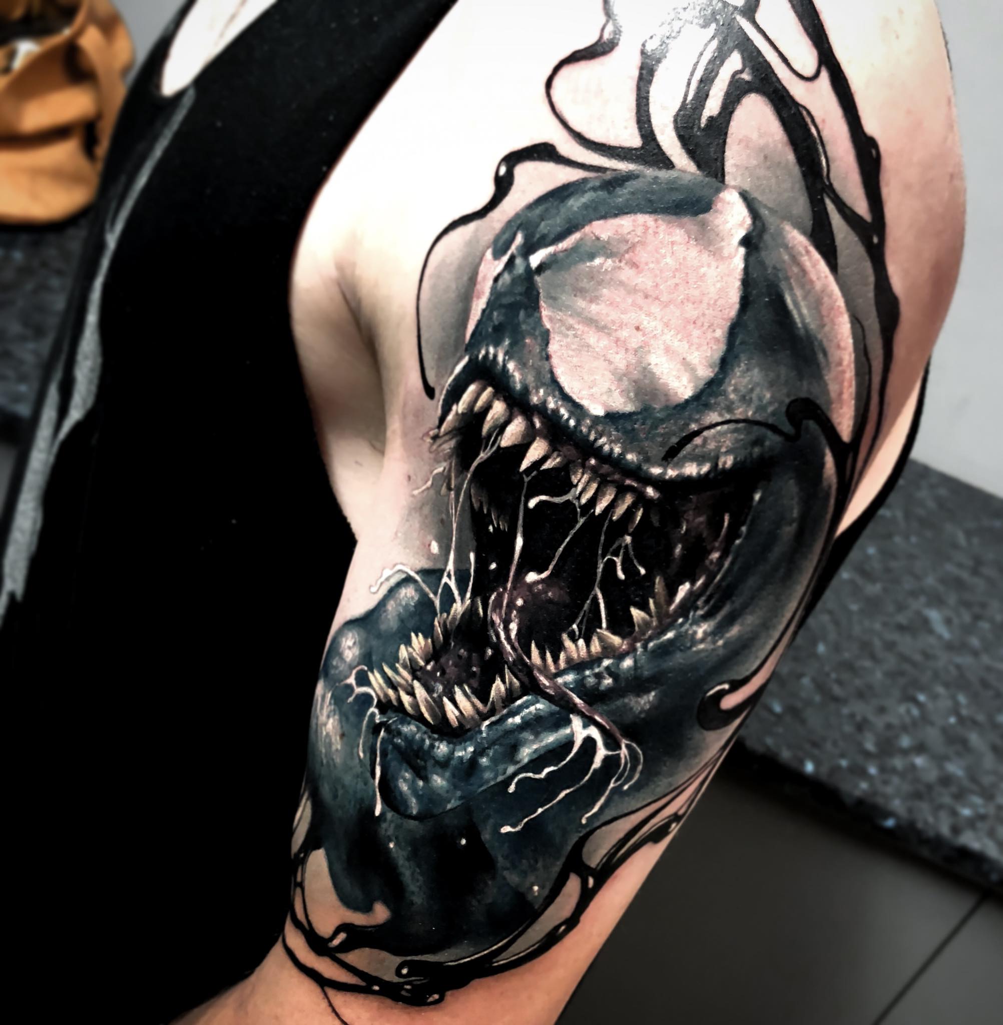 Venom tattoo by Bekker Konstantin | Post 25898