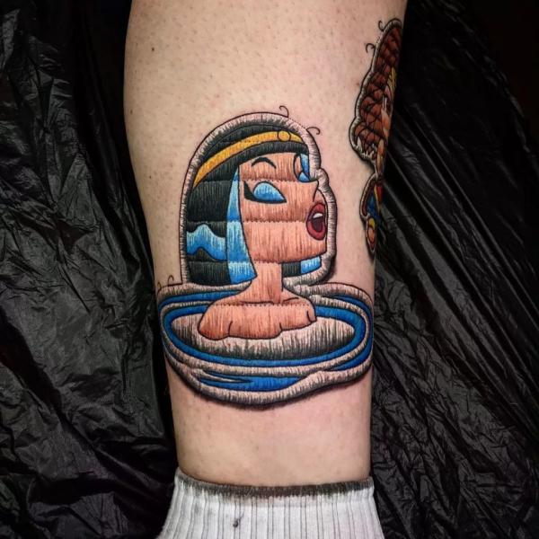 Cleopatra patch tattoo