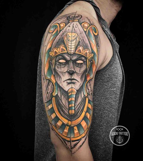 Hình xăm tay áo Osiris