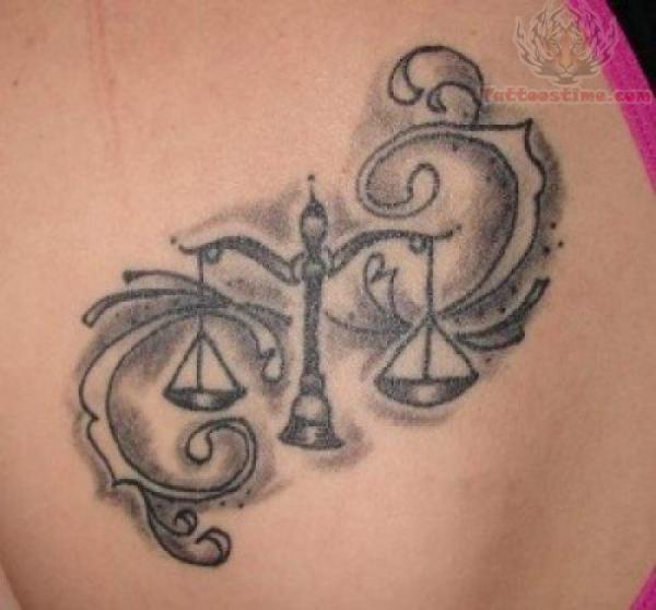 Scales of justice infinity tattoo