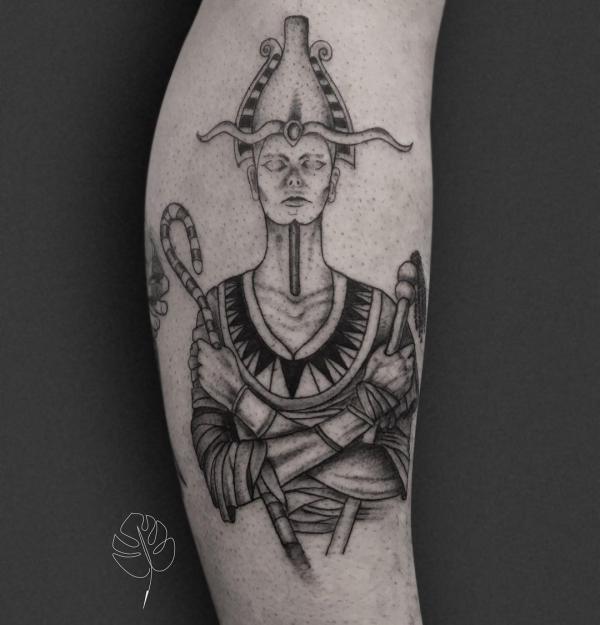 Hình xăm Osiris phác thảo