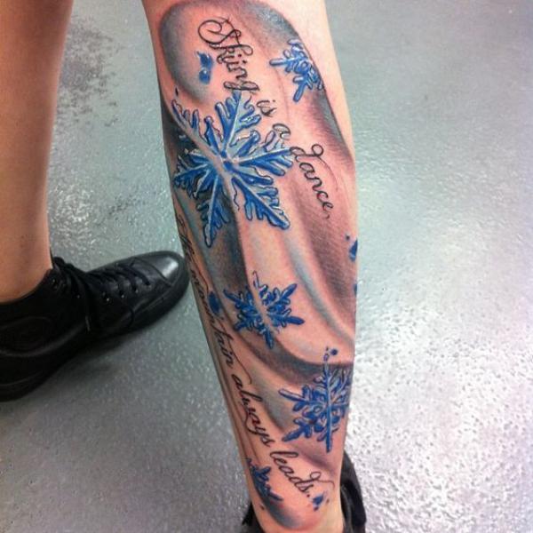 100 Snowflake tattoo Ideas for Your Winter Ink | Art and Design