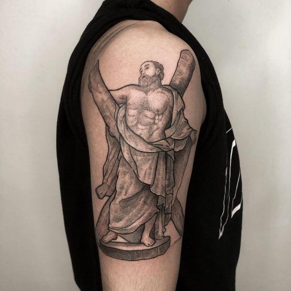 Andrew the Apostle tattoo