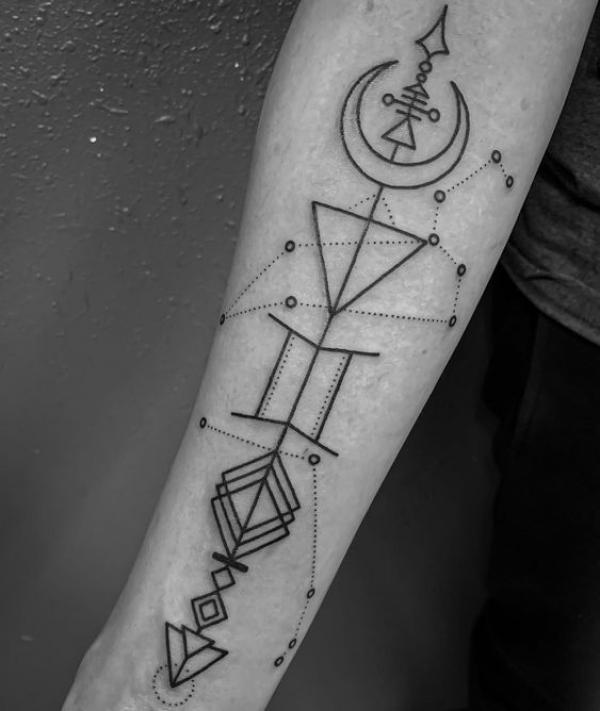 Gemini and sagittarius tattoo