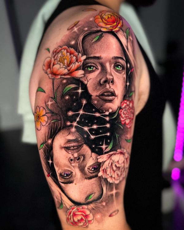  120 Gemini Tattoo Design Ideas for Your Twin Soul | Art and Design