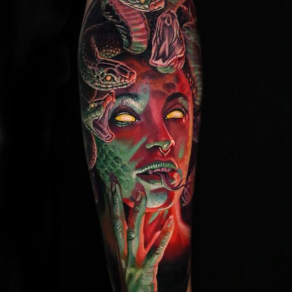 Gothic Medusa tattoo