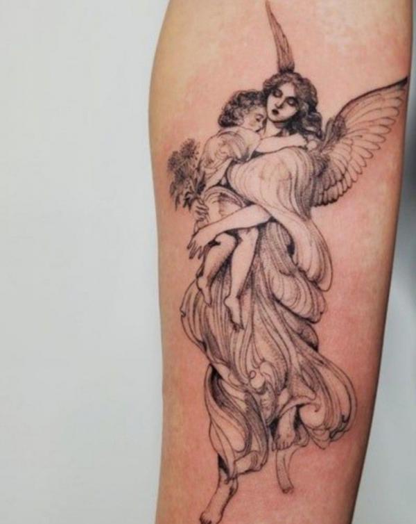 Guardian Angel tattoo