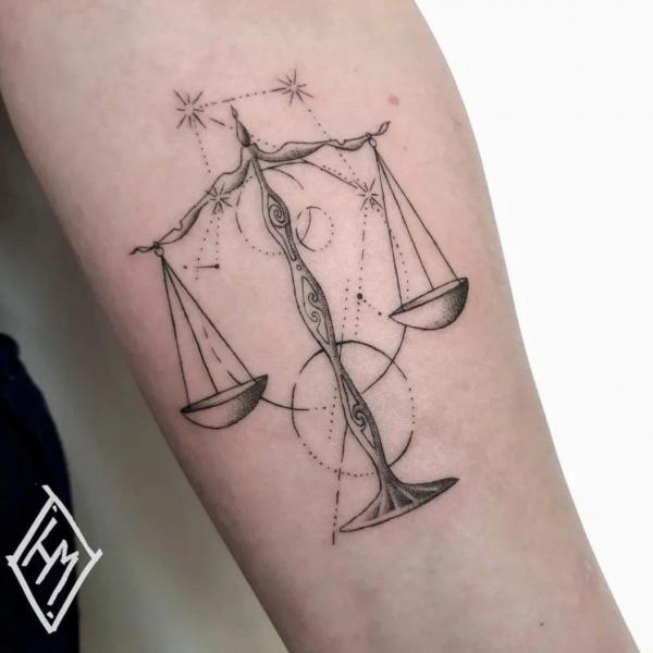 Sagittarius And Libra Tattoo