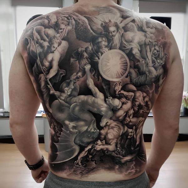 the fall of the rebel angels tattoo