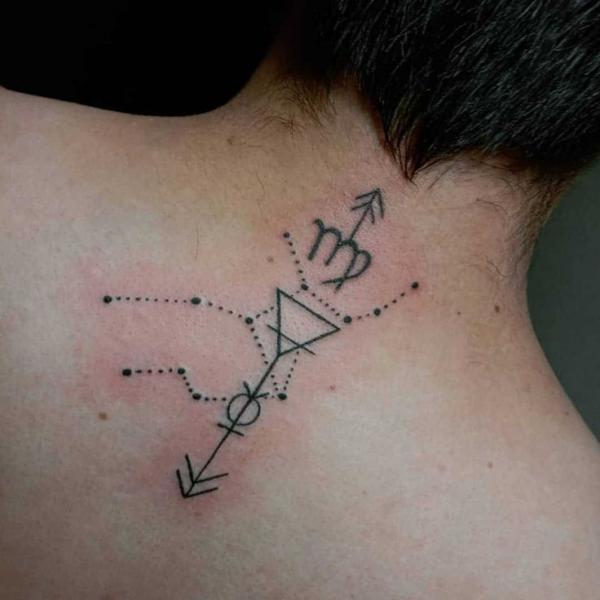 virgo and sagittarius tattoo