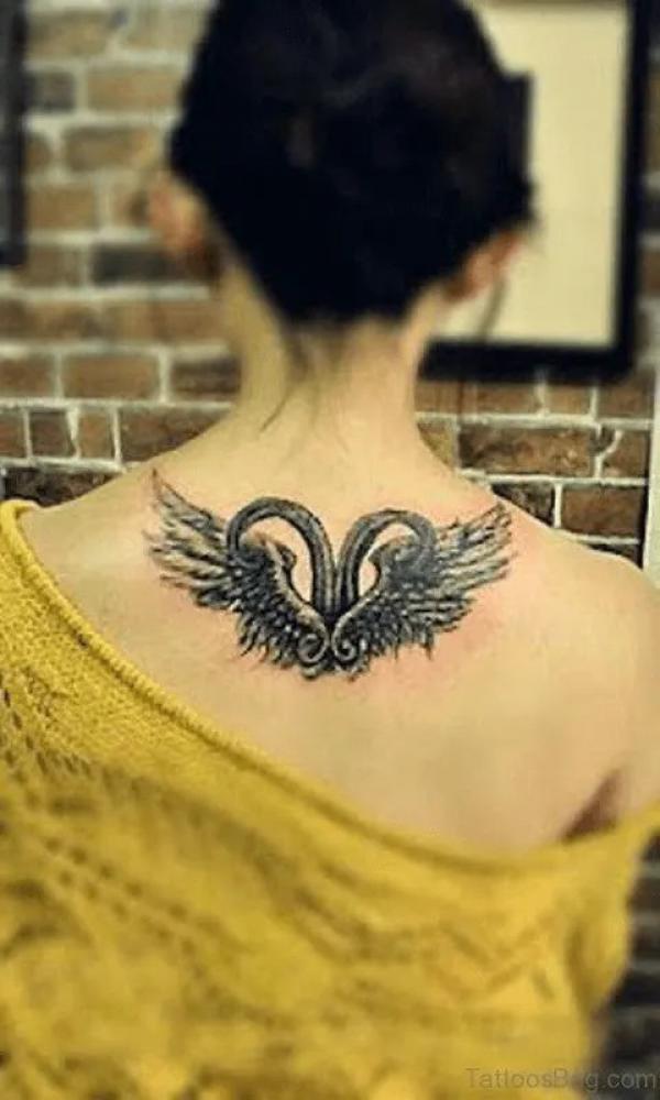Aries with wings tattoo