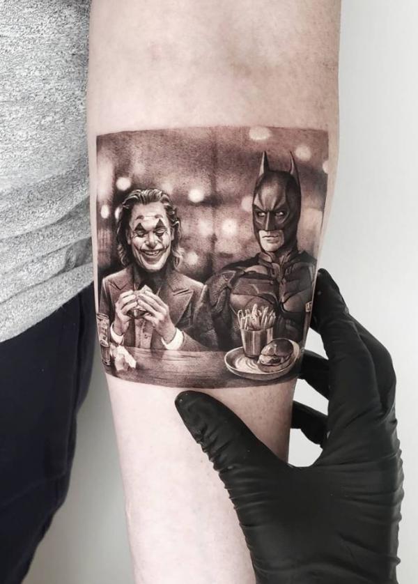 Batman And Joker Tattoo