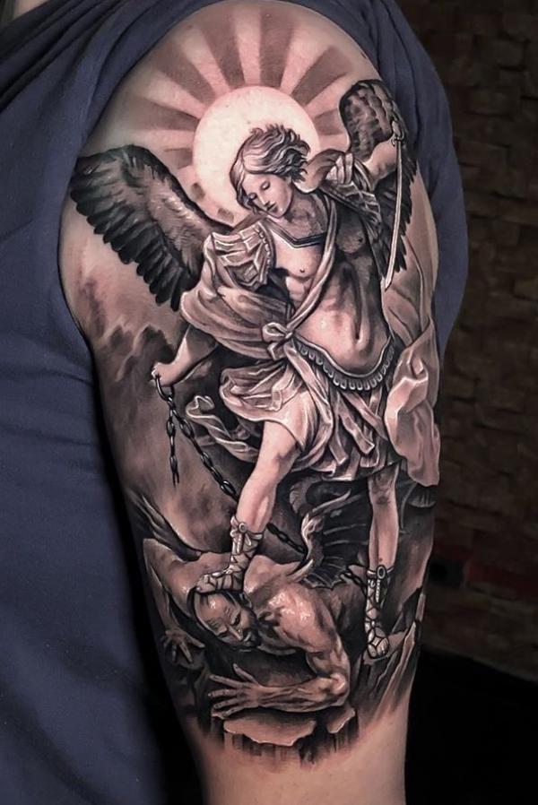 Devil Tattoo Images Amp Designs within Devil Tattoo with regard to Body  Tattoo | Cemitério tatuagem, Desenhos para tatuagem, Tatuagem de anjo
