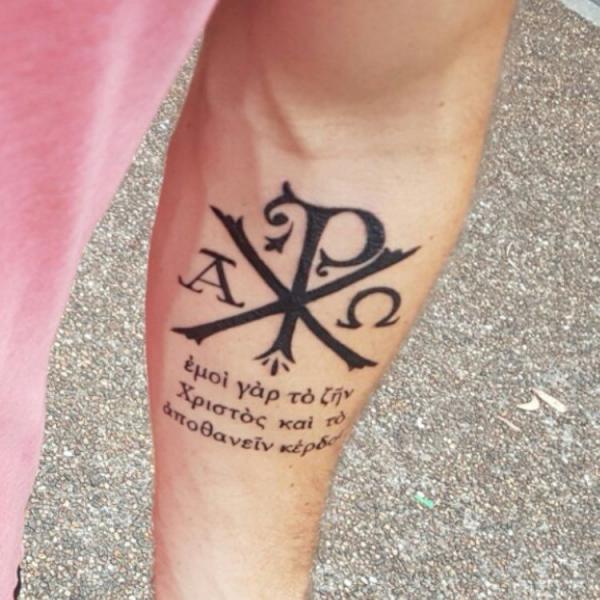 60 Chi Rho Tattoos That Tell A Story Of Faith Art And Design