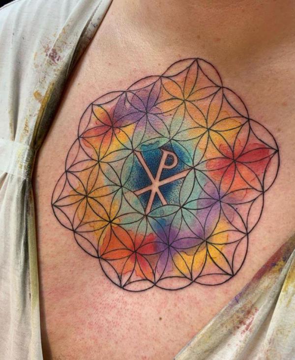 Manx Tattoo & Body Piercing - The seven Chakra Symbols … Tetchy place to  have tattooed running down the length of the spine but end result worth the  pain. Tattooed by Simon ;-)