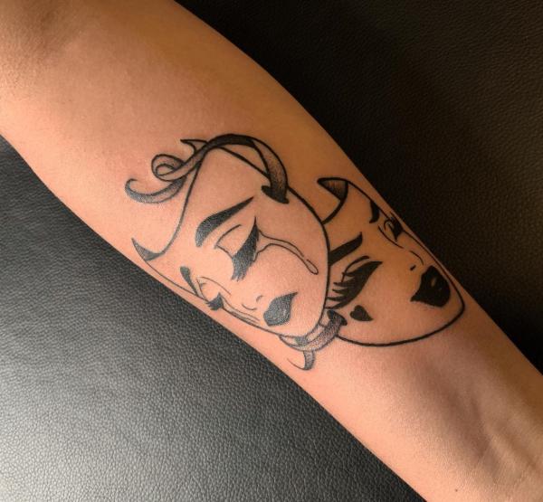 Forearm Smile Now Cry Later Tattoo