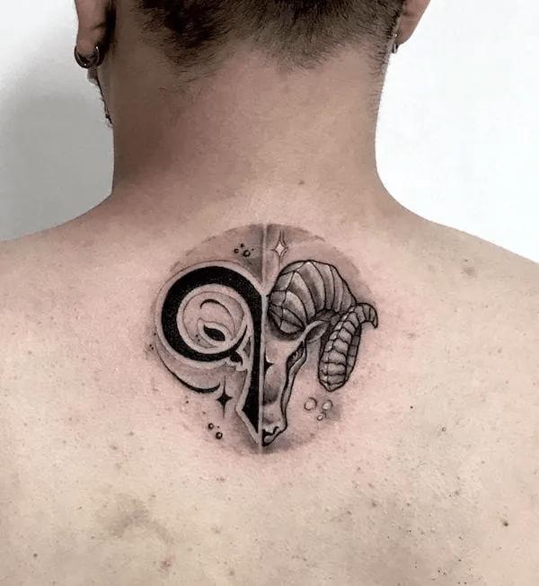 125 Aries Tattoo Designs: Ideas, Styles and Meaning | Art and Design