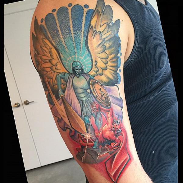 Saint Michaels Armor tattoo