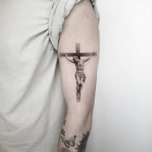 Buy Cross Dove Jesus Fish Temporary Tattoo / Religious Tattoos Online in  India - Etsy