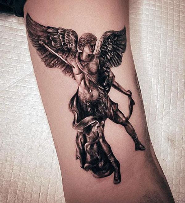 St Michael Warrior Tattoo