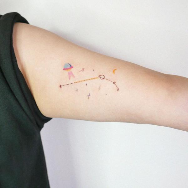 aries constellation galaxy arm tattoo slue.tattoo