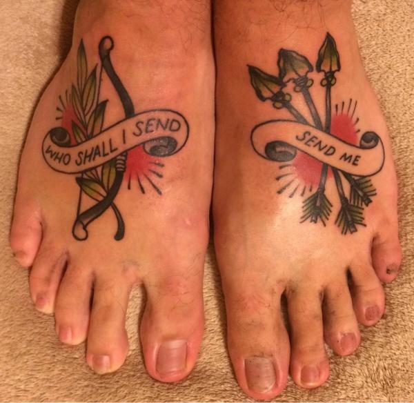 isaiah 6 8 send me tattoo traditional