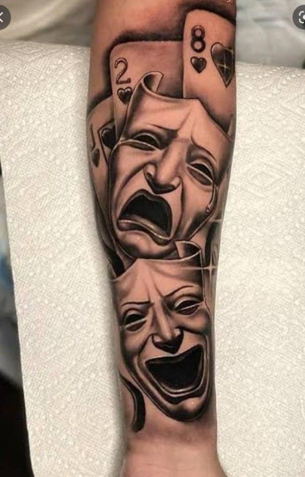 Meaning Of Smile Now Cry Later Tattoos 80 Laugh Now Cry Later Tattoo Designs with Meaning