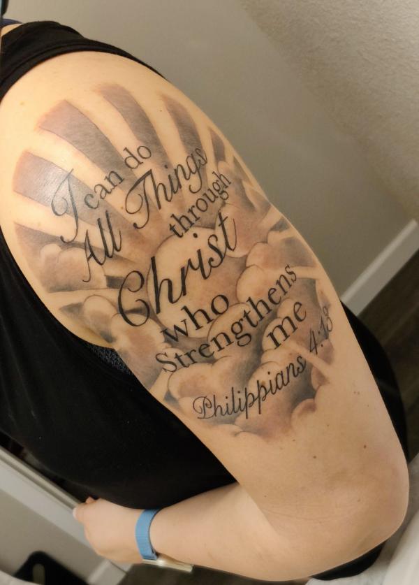 philippians 4 13 and sune tattoo
