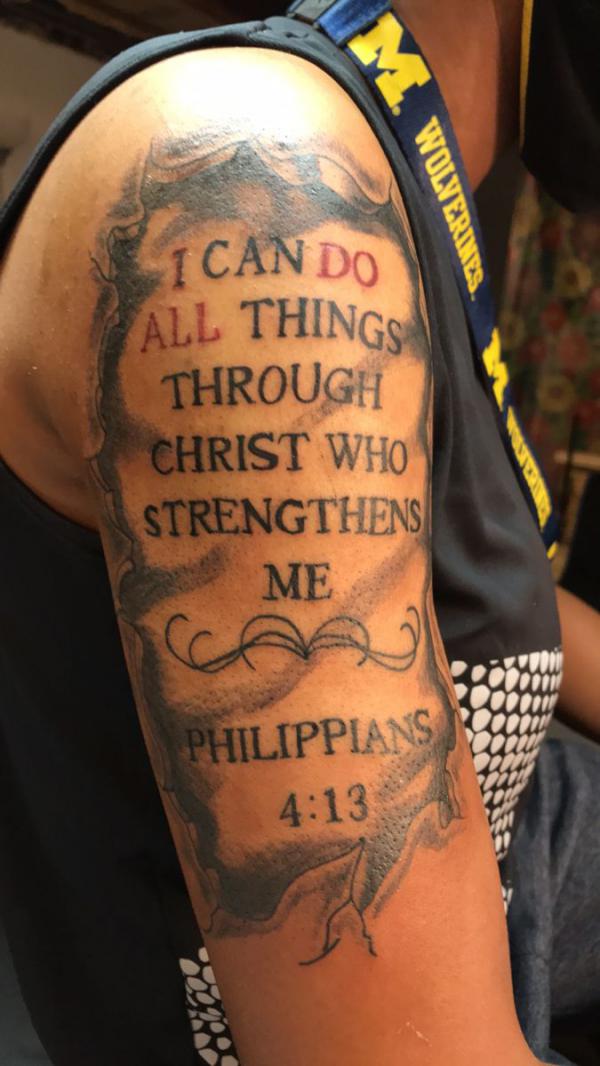 45 Divine Philippians 413 Tattoo Designs Art and Design