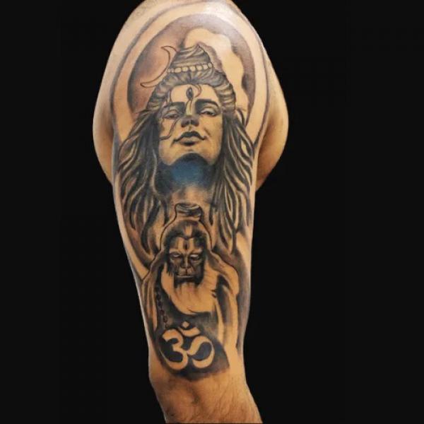 Mahadev Shiva tattoo half sleeve