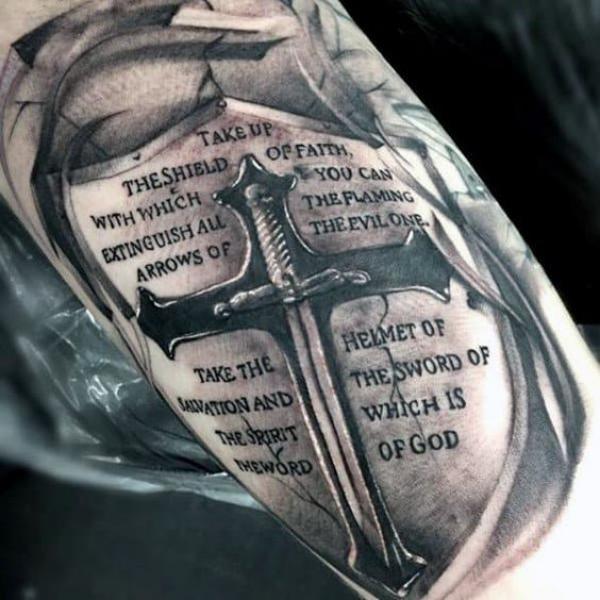 Shield of Faith tattoo