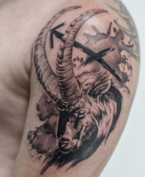 capricorn and sagittarius tattoo