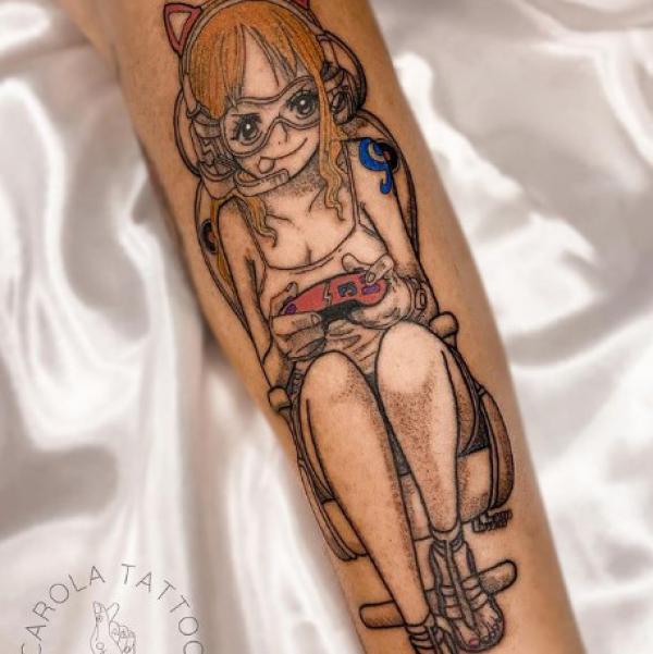 Nami tattoo arm