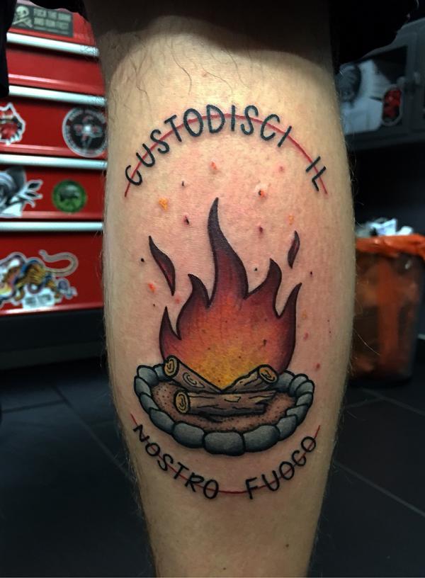 Nostro Fuoco fire tattoo