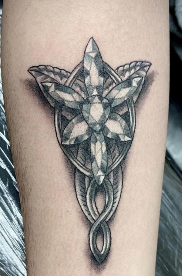 Arwen Evenstar forearm tattoo