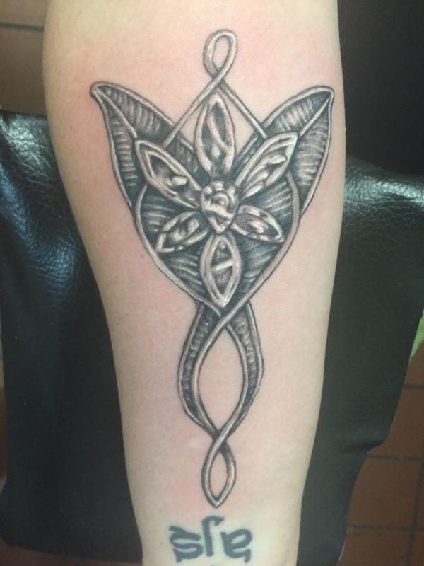 Forearm Arwen Evenstar tattoo