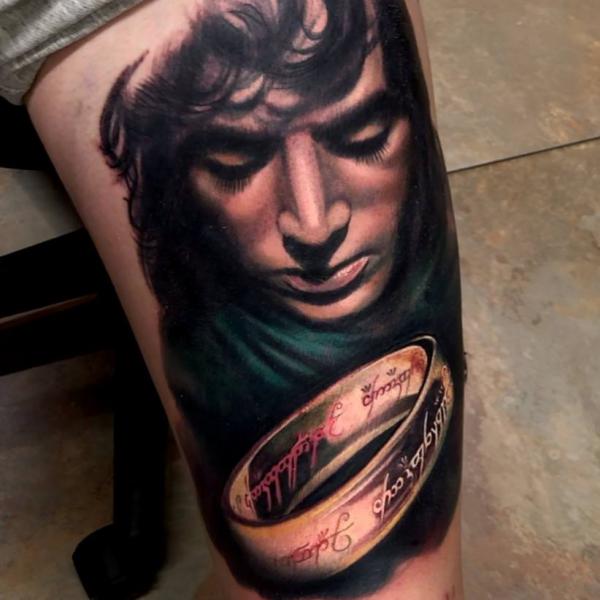 Frodo Baggins and ring tattoo