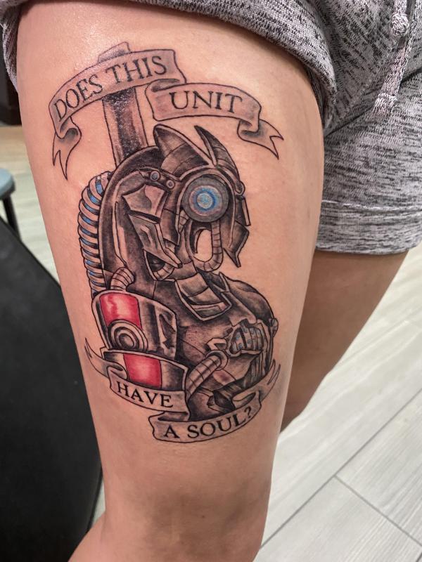 Math Effect tattoo with words Doe this unit have a soul