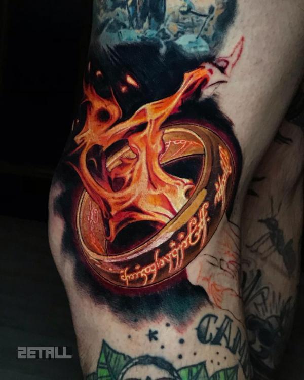 One Ring Lotr tattoo
