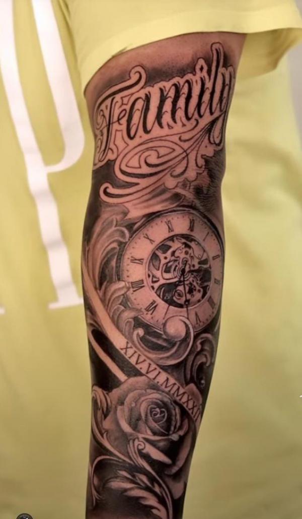 80 Rose and Clock Tattoo Designs to Inspire Your Next Ink Art and Design
