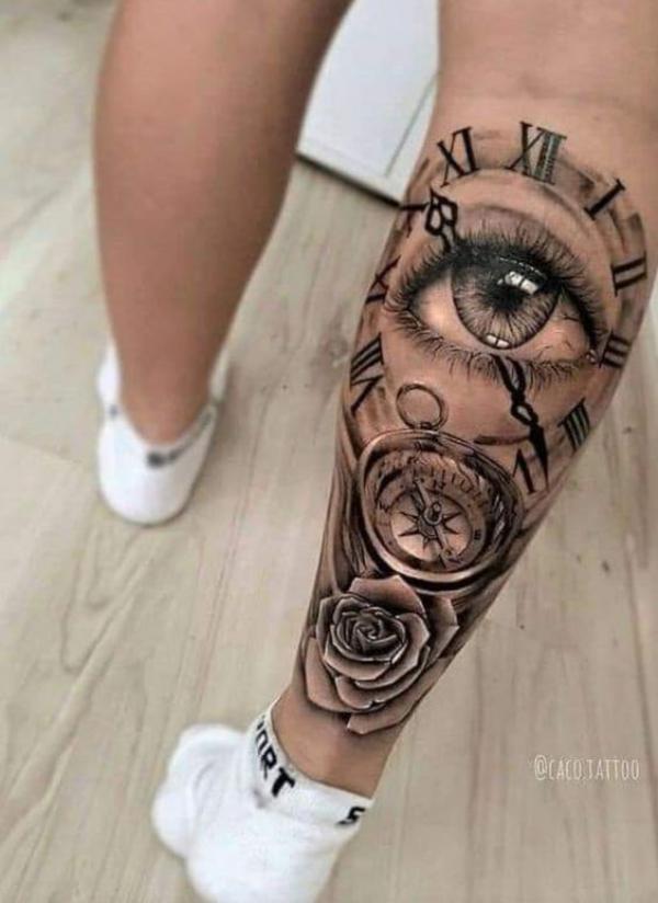 80 Rose and Clock Tattoo Designs to Inspire Your Next Ink Art and Design