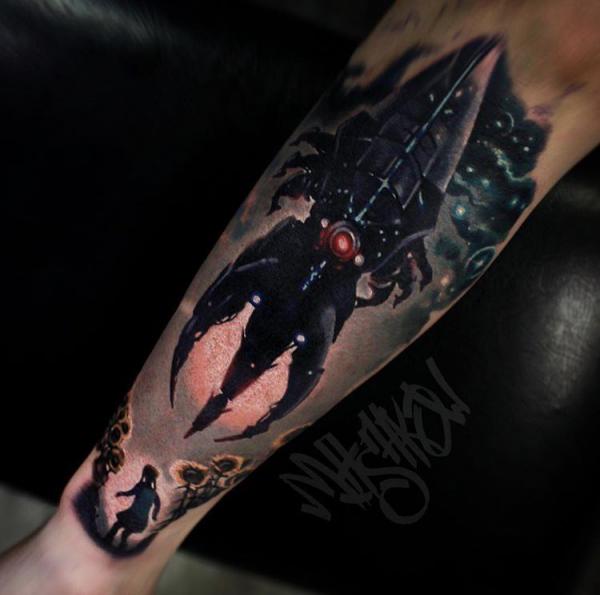 Sovereign mass effect reaper tattoo