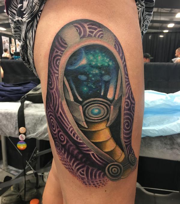 Tali Zorah tattoo thigh