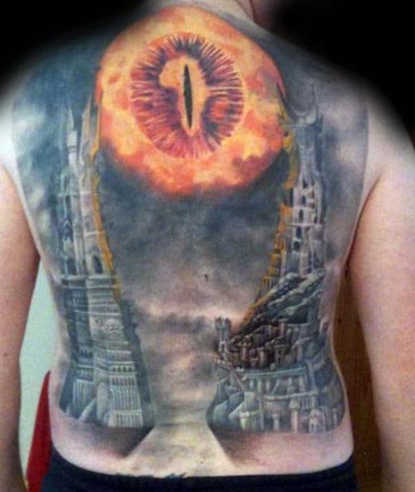 full back lord of the rings tattoo
