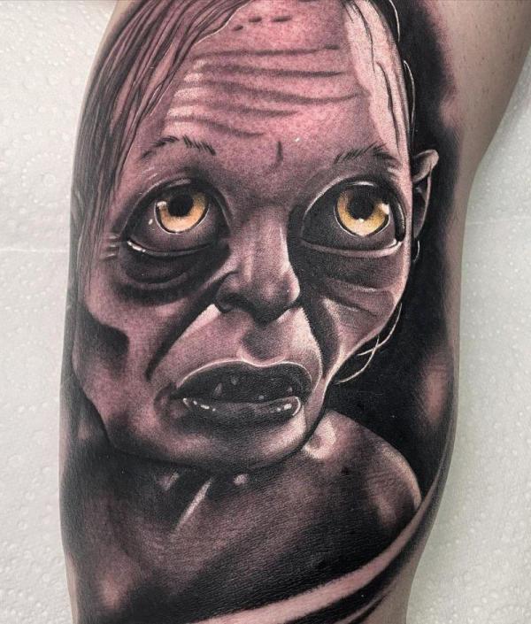 lord of the rings Gollum tattoo