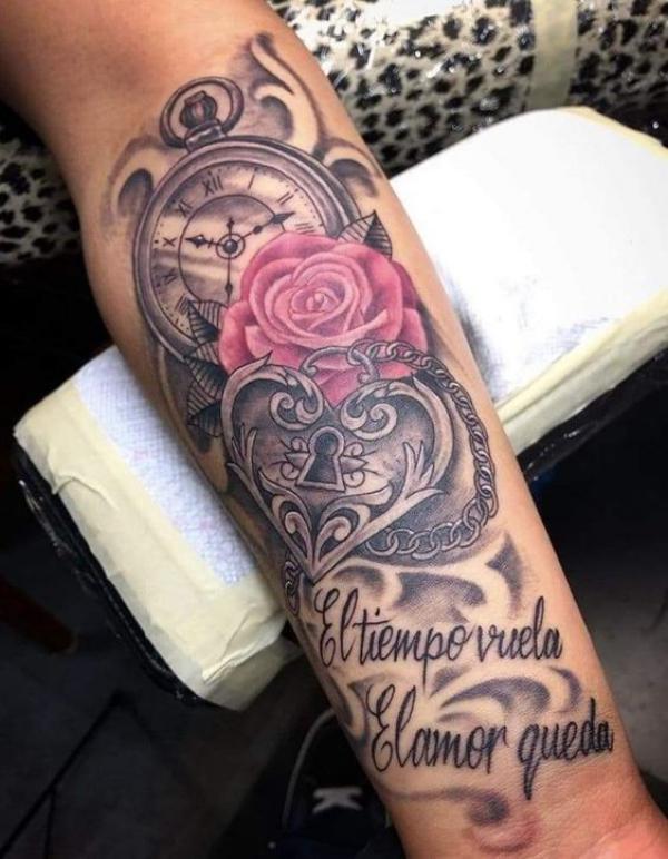 80 Rose and Clock Tattoo Designs to Inspire Your Next Ink Art and Design